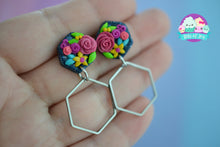 Load image into Gallery viewer, Custom Floral Metal Accent Studs