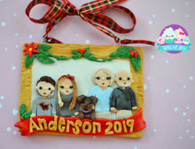 Load image into Gallery viewer, BESTSELLING Framed Family Portrait Ornament