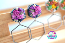 Load image into Gallery viewer, Custom Floral Metal Accent Studs