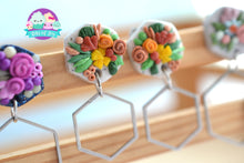 Load image into Gallery viewer, Custom Floral Metal Accent Studs