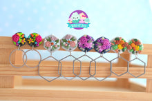 Load image into Gallery viewer, Custom Floral Metal Accent Studs