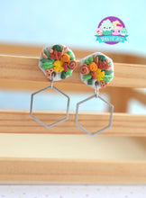 Load image into Gallery viewer, Custom Floral Metal Accent Studs