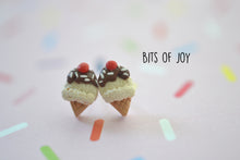 Load image into Gallery viewer, Cherry on Top Ice Cream Studs