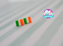Load image into Gallery viewer, St. Patty's Flag Studs