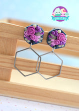 Load image into Gallery viewer, Custom Floral Metal Accent Studs