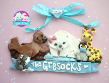 Load image into Gallery viewer, Animal Family Ornaments