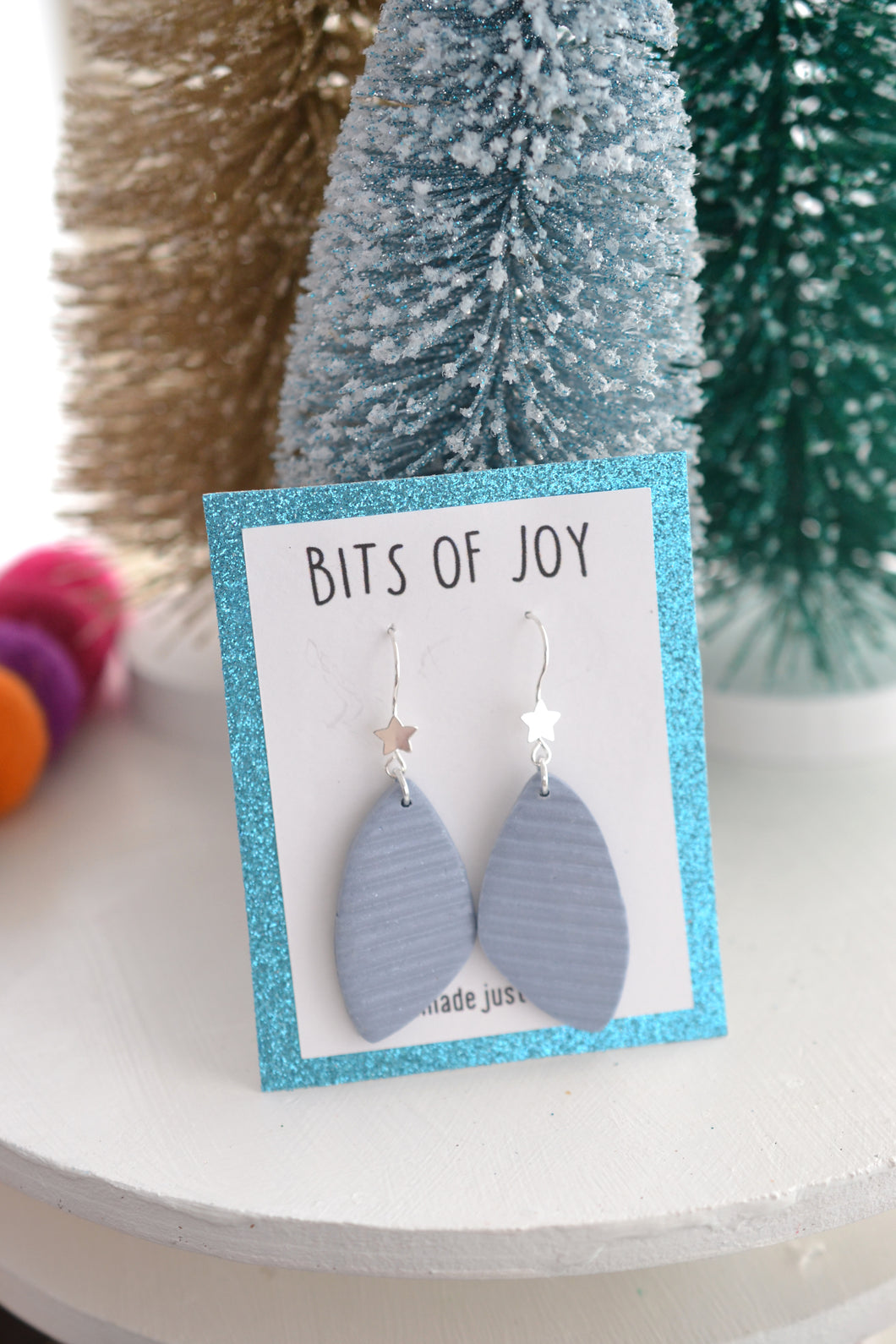 Periwinkle star studs