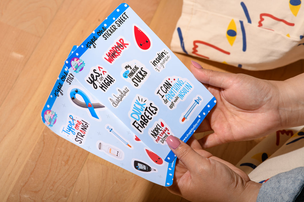 Type One Diabetes Sticker Bundle