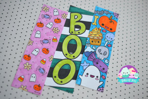 Halloween Bookmark Trio