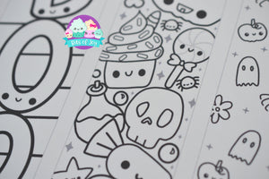 Halloween Bookmark Trio