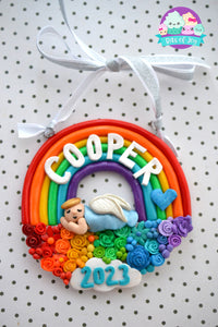 Rainbow Baby Ornament