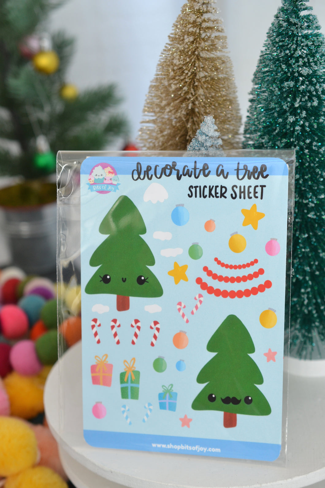Decorate a Tree Sticker Sheet