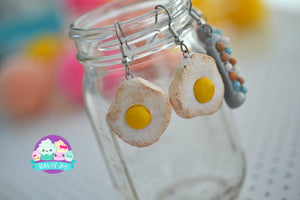 Polymer Clay Egg Earrings