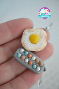 Polymer Clay Egg Earrings