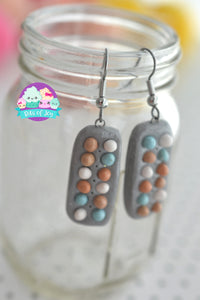 Polymer Clay Egg Earrings