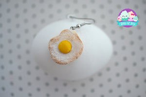 Polymer Clay Egg Earrings