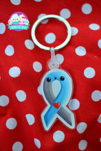 Load image into Gallery viewer, Type One Diabetes Awareness Ribbon Acrylic Keychain
