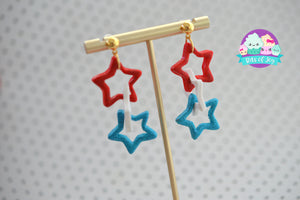 Patriotic Starburst Earrings
