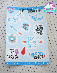 Type One Diabetes Sticker Bundle