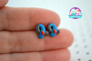 Type One Diabetes Awareness Ribbon Studs