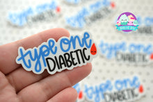 Load image into Gallery viewer, type one diabetic sticker medical alert