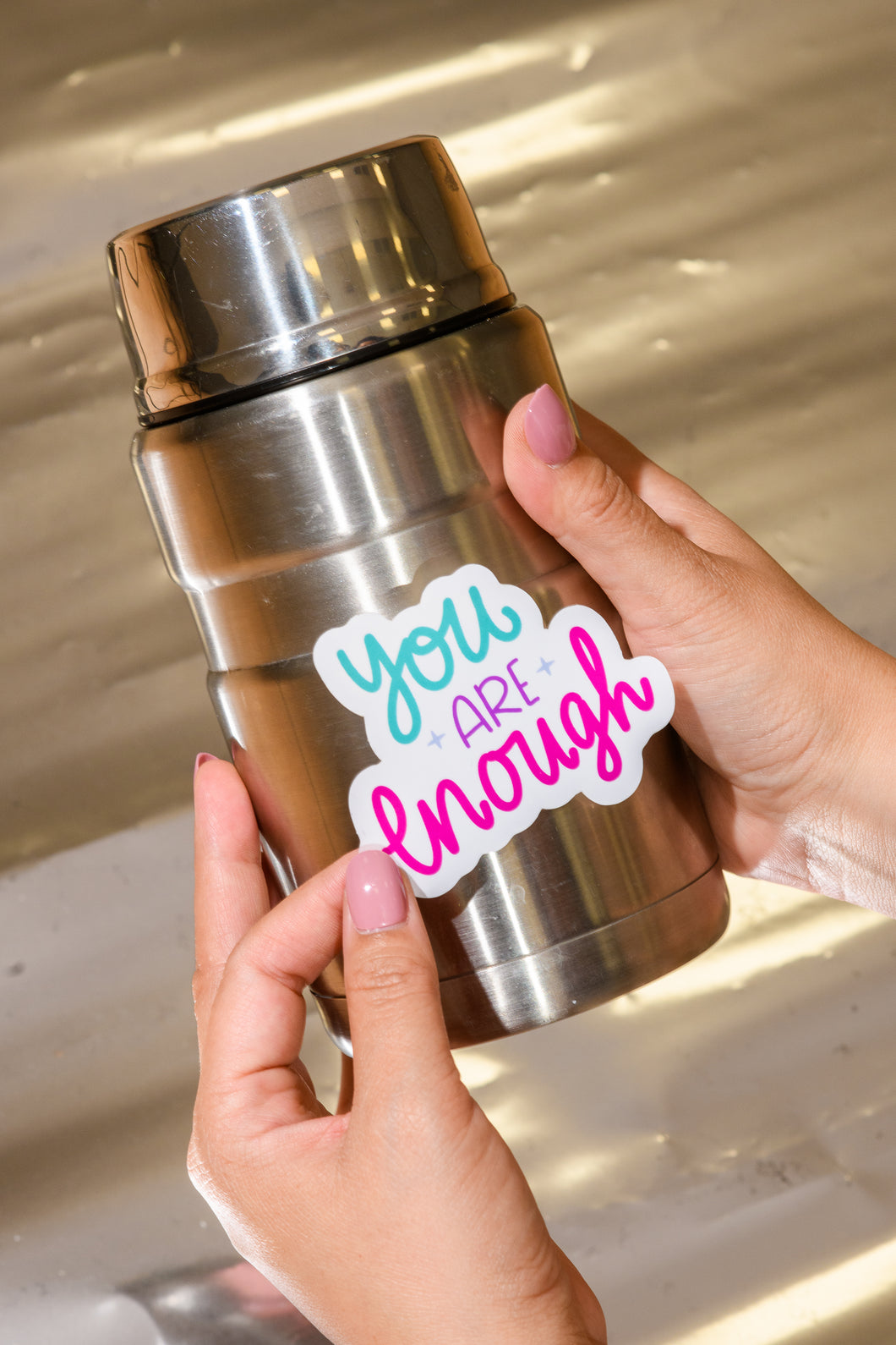 you are enough sticker 