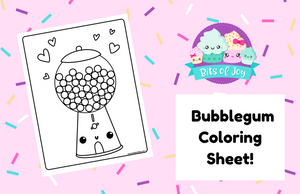 Bubblegum Coloring Sheet