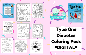 Type One Diabetes Coloring Pack-DIGITAL PRODUCT