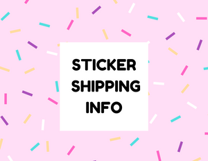 Sticker shipping UPGRADE-Tracking & Rigid Mailer