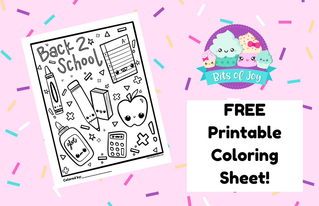 Back to School Coloring Sheet