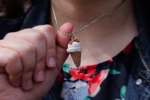 Realistic Ice Cream Necklace