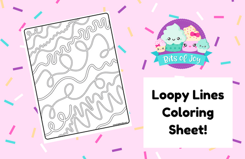 Loopy Lines Coloring Sheet