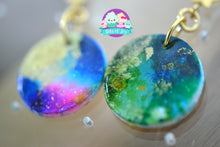 Load image into Gallery viewer, Magical Dreams Alcohol Ink Earrings