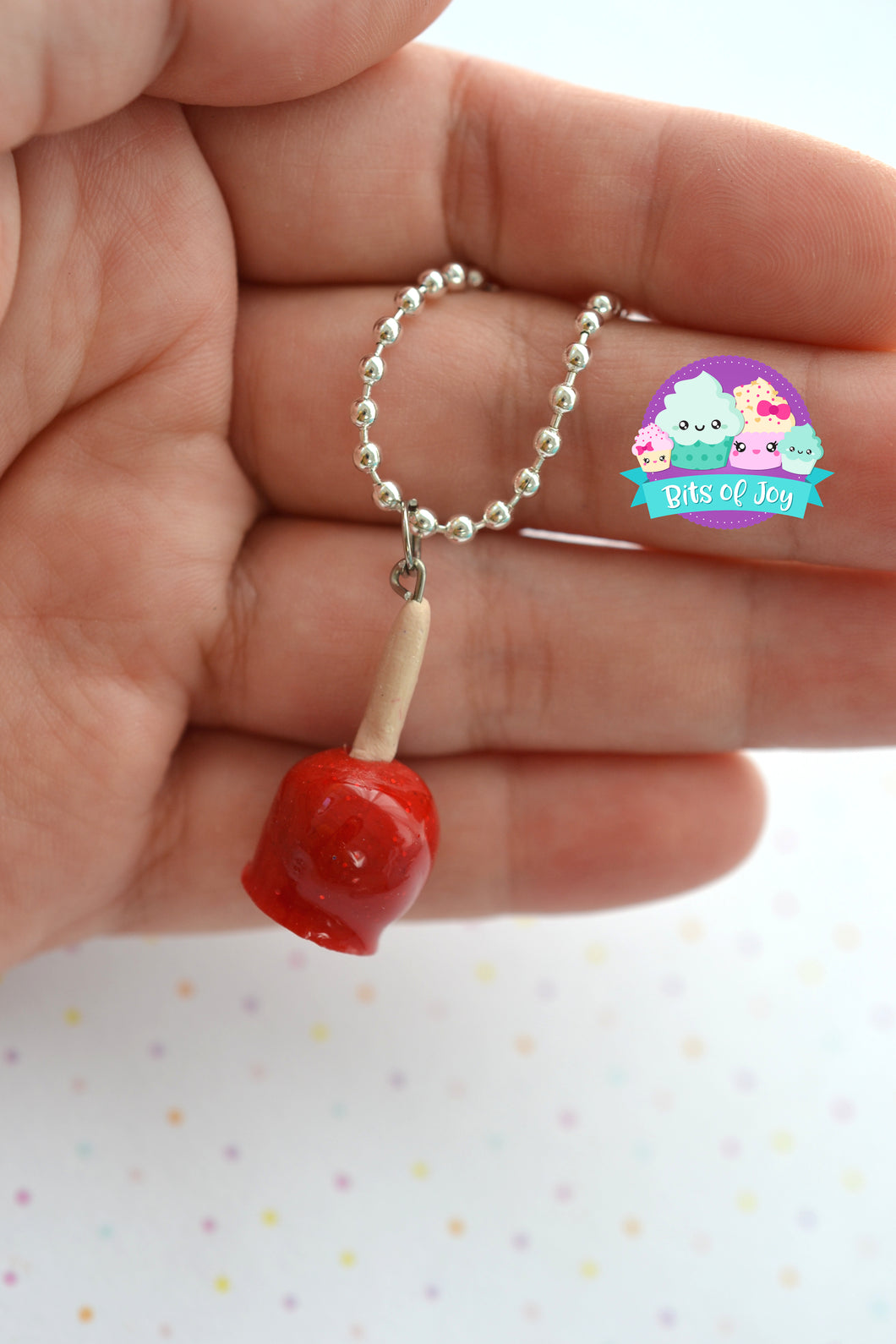 Caramel & Candy Apple Necklaces