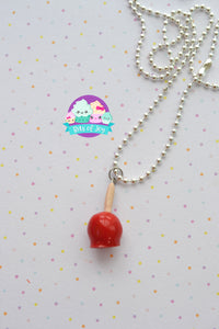 Caramel & Candy Apple Necklaces