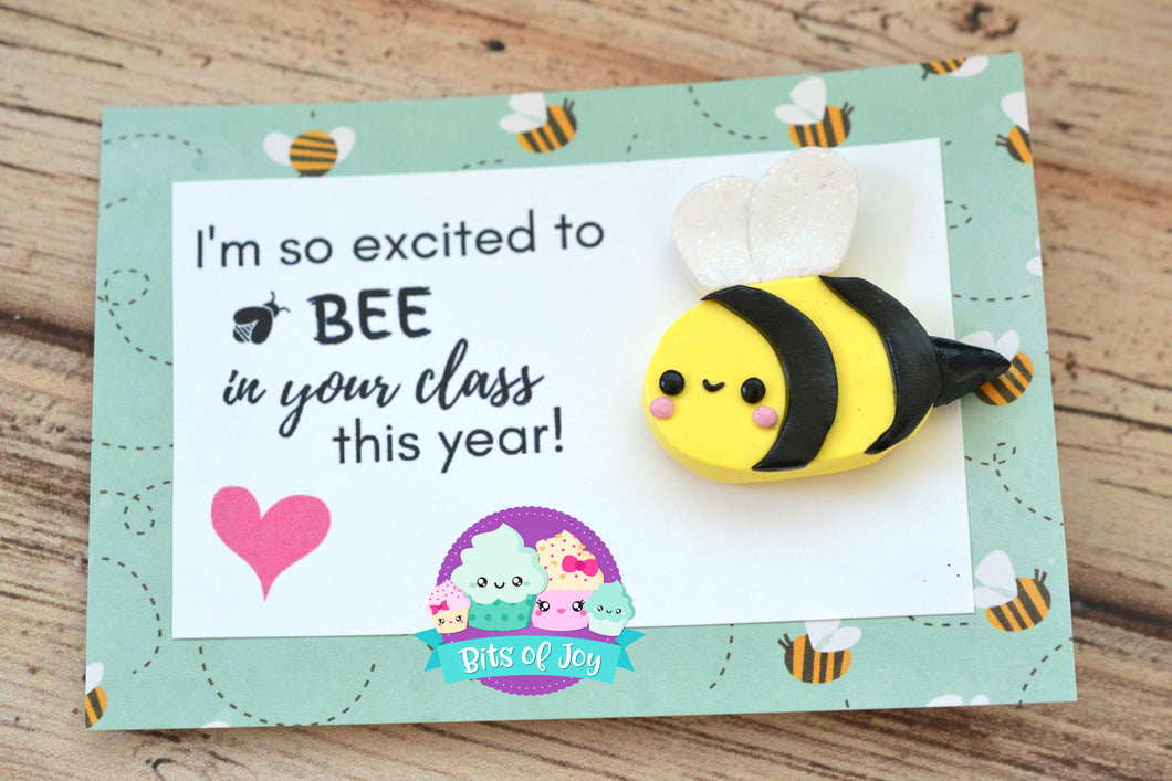 I'm so Excited to BEE in your Class this Year Back to School Teacher Bee Charm