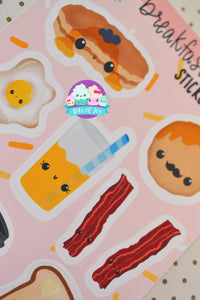 Breakfast Cuties Sticker Sheet