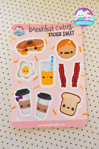 Breakfast Cuties Sticker Sheet