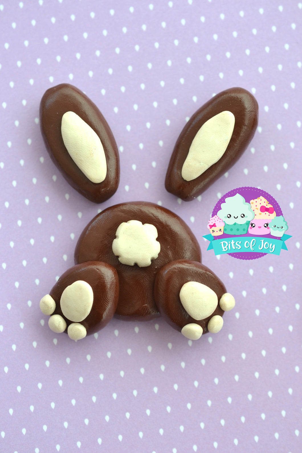 Chocolate Bunny Butt Magnet
