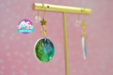Load image into Gallery viewer, Magical Dreams Alcohol Ink Earrings