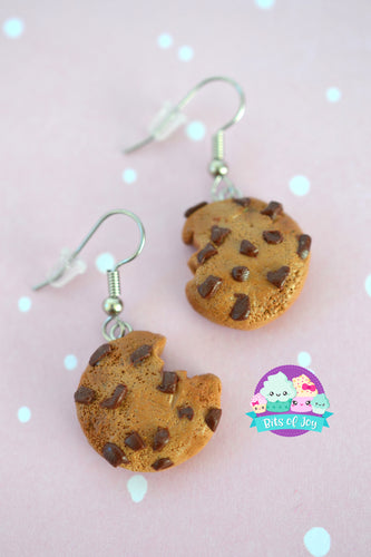 Chocolate Chip Cookie Earrings