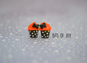 Halloween Cupcake Studs