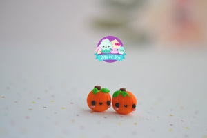 Pumpkin Cutie Studs