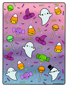 Halloween Coloring Sheet-PRINTABLE