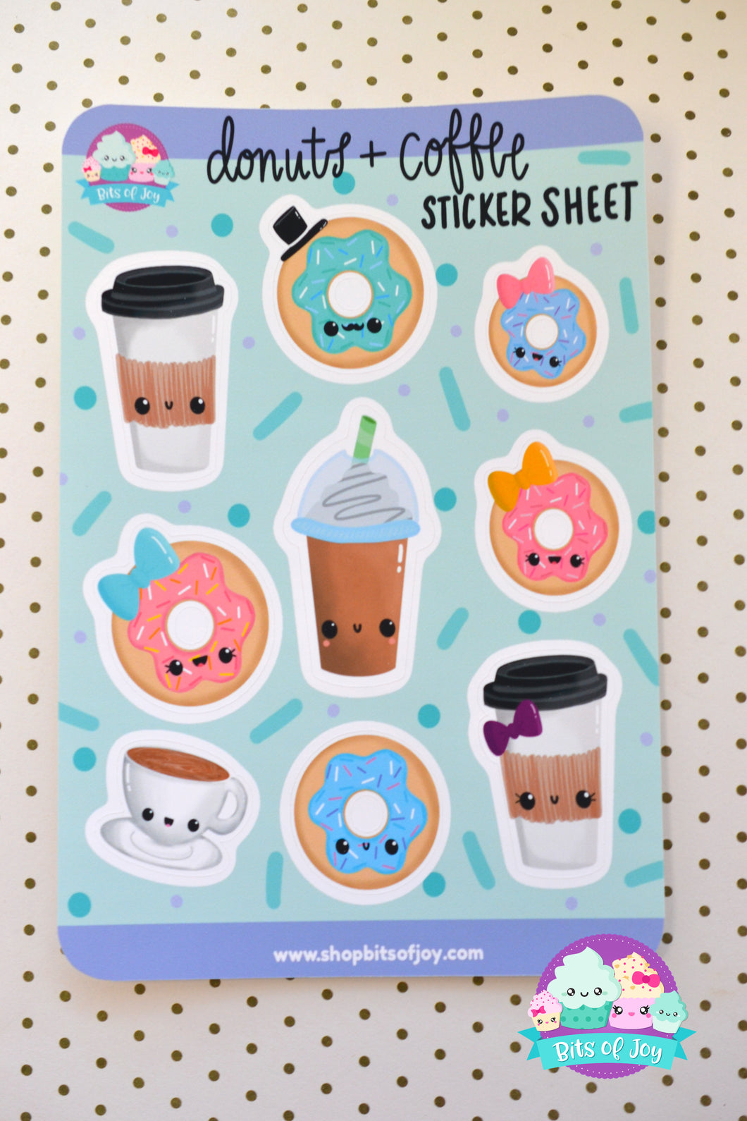 Donuts & Coffee Sticker Sheet