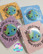 Load image into Gallery viewer, Kawaii Mother Earth Acrylic Pin