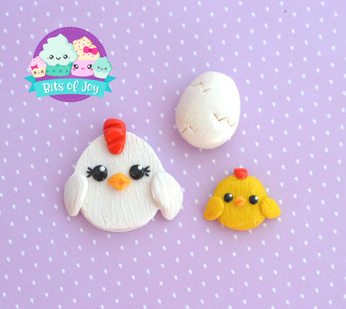 Mommy & Me Baby Chick Magnet Set