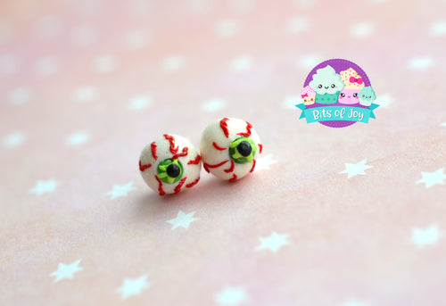 Creepy Eye ball Studs