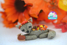 Load image into Gallery viewer, Fall Succulent Fox Figurine