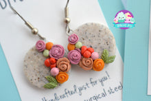 Load image into Gallery viewer, Succulent Floral Dangles-CIRCLES or HEXAGONS